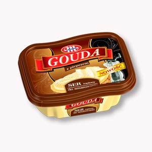 Топено сирене Gouda with Pepper 150 гр ― Doy Commerce Ltd | Дойкомерс EООД | Внос и дистрибуция на суровини |